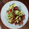 รูป Cooksnap ของ Kraisorn เมื่อเขาทำ ข้าวเนื้อทอดกระเทียมพริกไทย