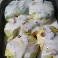El cooksnap de Silvia Cardelli cuando hizo Niños envueltos en repollo de carne con salsa blanca al horno.