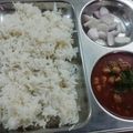 Seema Yadav का कुकस्नैप जब उन्होंने छोले चावल (chole chawal recipe in Hindi) बनाया था।