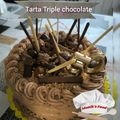 El cooksnap de Monik cuando hizo Tarta triple chocolate 🍫.