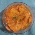 Deepak Chhabra's cooksnap of when they made Khata mitha petha wart ka.