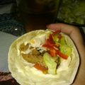 El cooksnap de Betiana cuando hizo Shawarma.