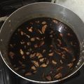 El cooksnap de Carlin Custodio cuando hizo Arroz frito y pollo teriyaki.