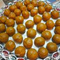 Kuldeep Kaur's cooksnap of when they made Besan ke ladoo.
