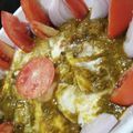 Sheetal Desai 's cooksnap of when they made Palak Anda Curry.