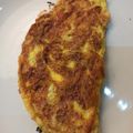 El cooksnap de Oli Gutierrez cuando hizo Desayuno de campeones 1.5 (omelette).