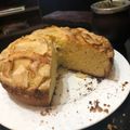El cooksnap de Daniela Araujo cuando hizo Torta de manzana fácil 🍎.