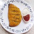 Prerita Shah's cooksnap of when they made સ્ટફ્ડ ગાર્લિક બ્રેડ (Stuffed Garlic Bread Recipe In Gujarati).