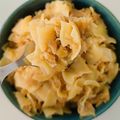 Mónika Gyurászné Cooksnap-ja, amikor elkészítette a(z) Káposztás tészta receptet.