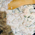 El cooksnap de Cynthia Duarte Luengo cuando hizo Strogonof de Pollo y Zapallito italiano.