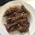 Cooksnap από Tatianna Angeletou στη συνταγή Μπάμιες φούρνου με κιμά