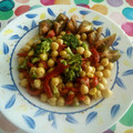 El cooksnap de Josemi CilantroYHierbabuena cuando hizo Ensalada de garbanzos con brócoli.