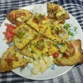 Rekha Ramchandani's cooksnap of when they made રોટલી ચાટ (Rotli Chaat Recipe In Gujarati).
