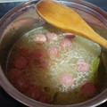 El cooksnap de Aurora Filósofo cuando hizo Arroz a la cubana o arroz blanco.
