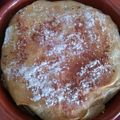 El cooksnap de Frantxu Martí cuando hizo Pastella de pollo بسطيلة بالدجاج.