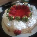 صورة من 🌸ام سلمى🌸🍪 للحلويات ووملحات🍩🍰، شاركها بعد تجربة وصفة كعكة بالفراولة