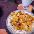 El cooksnap de aurora trejo cuando hizo Huevos con papas 🥔 y tocino 🥓.