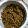 Afshan Shahnawaz's cooksnap of when they made Palak Qeema.