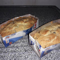 El cooksnap de María Fernanda👩🏼‍🍳5 cuando hizo Budín de banana en molde de caja de leche.