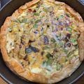 El cooksnap de Ines Garcia Botana cuando hizo Tarta de zucchinis.