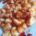 El cooksnap de camila belen estrella cuando hizo Ñoquis de papa y harina con tuco de pollo.