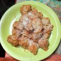 El cooksnap de Reina Godoy cuando hizo Ñoquis de papa con harina integral rellenos.