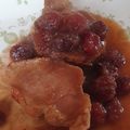 El cooksnap de Judit Setó cuando hizo Solomillo de cerdo con salsa de arándanos.