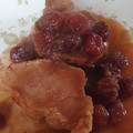 El cooksnap de Judit Setó cuando hizo Solomillo de cerdo con salsa de arándanos.