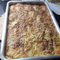 El cooksnap de Romina Daveri cuando hizo Pastel de papas a la crema.