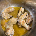 El cooksnap de Amparo cuando hizo Pollo al ajillo.
