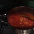 El cooksnap de Lil J cuando hizo Merluza en salsa de tomate.