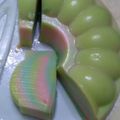 Cooksnap dari novi untuk resep Agar Roti Pelangi (puding roti pelangi)