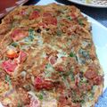 Naila Asif's cooksnap of when they made Veggies Omelette 😋😋.