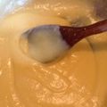 El cooksnap de Nati Pabli cuando hizo Crema pastelera.