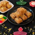 Keshma Raichura's cooksnap of when they made Mohanthal.
