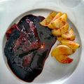 El cooksnap de David Barquilla Lucas cuando hizo Secreto de cerdo a la cerveza negra con frutos rojos.