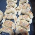 El cooksnap de Noelia Segovia cuando hizo Medialunas comunes y rellenas.