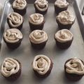 El cooksnap de Paola Sanchez cuando hizo Cupcakes de Kinder Bueno.