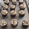 El cooksnap de Paola Sanchez cuando hizo Cupcakes de Kinder Bueno.