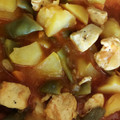 El cooksnap de Mayte Ruiz Rodriguez cuando hizo Pechugas de Pollo Guisadas al Azafrán.