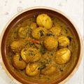 ♣️nsaym का कुकस्नैप जब उन्होंने अंडा आलू करी (Anda aloo curry recipe in Hindi) बनाया था।