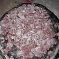 El cooksnap de Rosana Haydee López cuando hizo Ñoquis de remolacha.