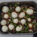 Cooksnap của Cau Hai khi họ làm theo món Trứng cút ngâm nước tương