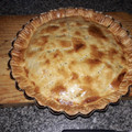El cooksnap de Melina Pavon cuando hizo Tarta de Acelga y caballa.