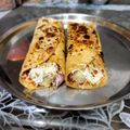 Chetna Shah's cooksnap of when they made ચીઝી સેઝવાન ફ્રેન્કી (Cheesy Schezwan Frankie Recipe In Gujarati).