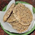 El cooksnap de vero cuando hizo Keto - Galletitas saladas y pasta de berenjenas.