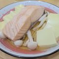 怡華 的 清蒸鮭魚豆腐 cooksnap