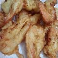 Cooksnap Dr. Zie Azizah semasa beliau membuat Udang celup tepung rangup Nadeem.