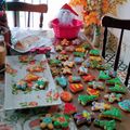 El cooksnap de Laura Pisoni cuando hizo Galletas de Navidad.