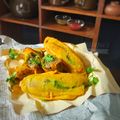 Pampa Mondal's cooksnap of when they made জাম্বো চিলি পকোড়া(Jambo chilli pakora recipe in Bengali).
